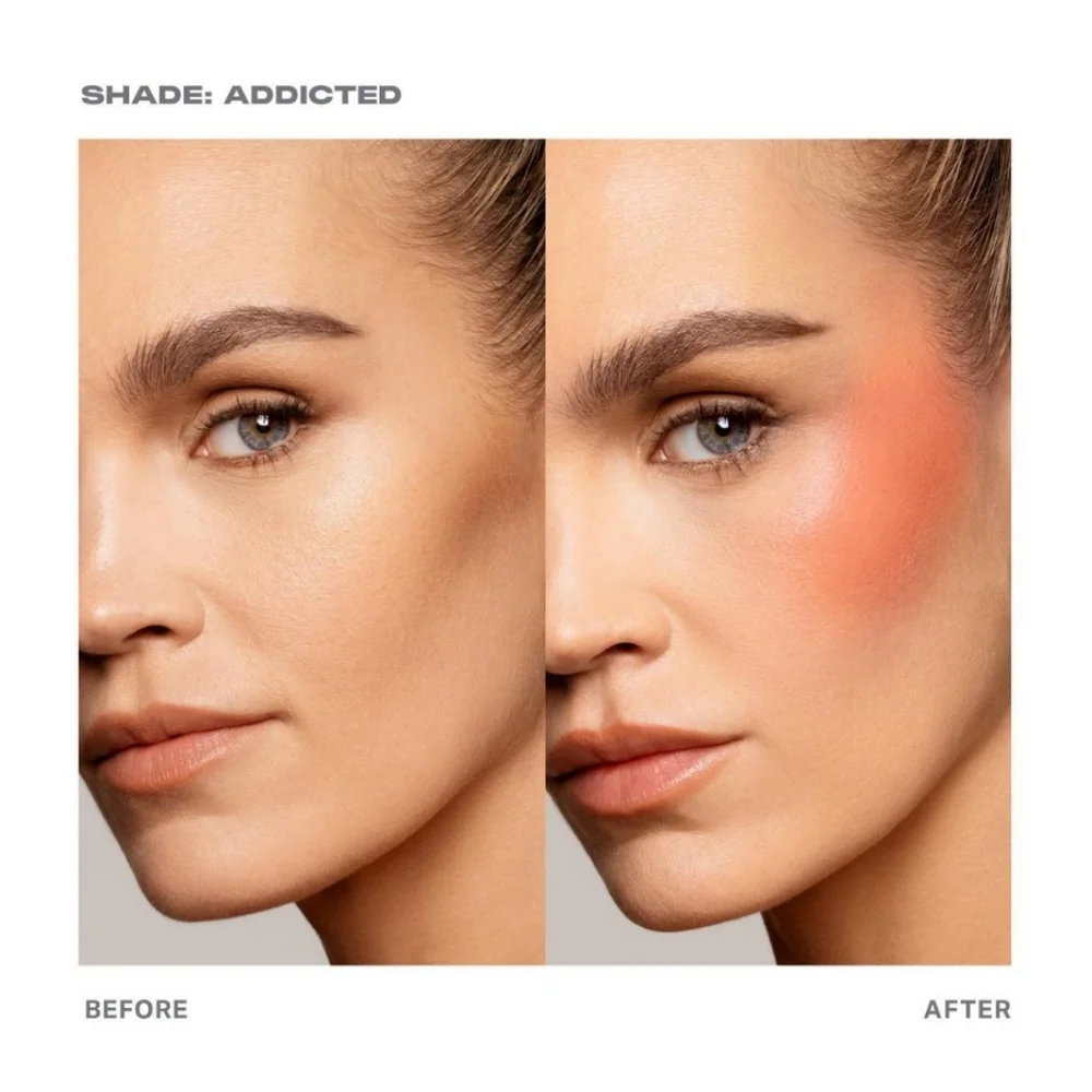 Morphe Huephoric Rush 3-in-1 Silk Blush Shade: Addicted (apricot) 🆕